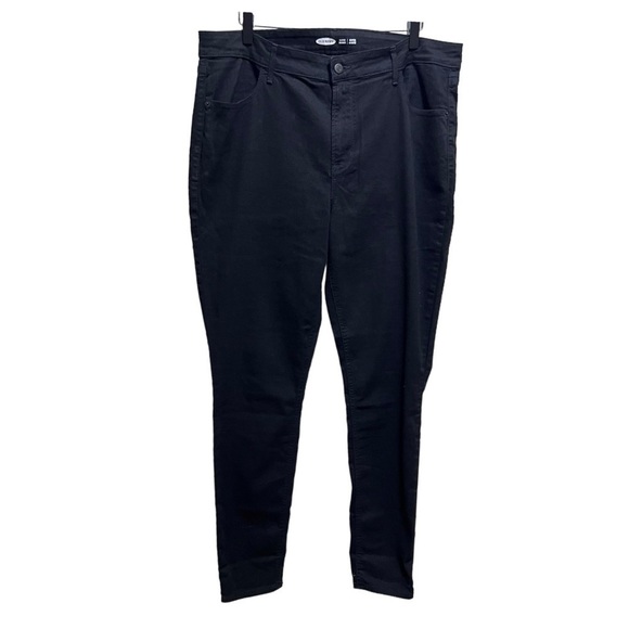 Old Navy Black Super Skinny Jeans Size 16 - Picture 1 of 9